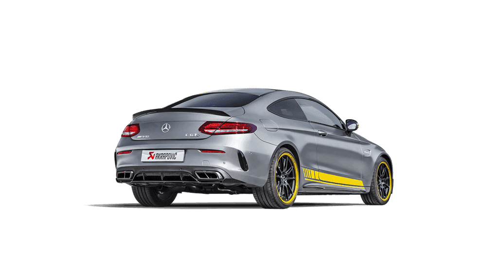 Akrapovic Evolution Titanium Exhaust System with Carbon Tips - C205 C63 AMG Coupe