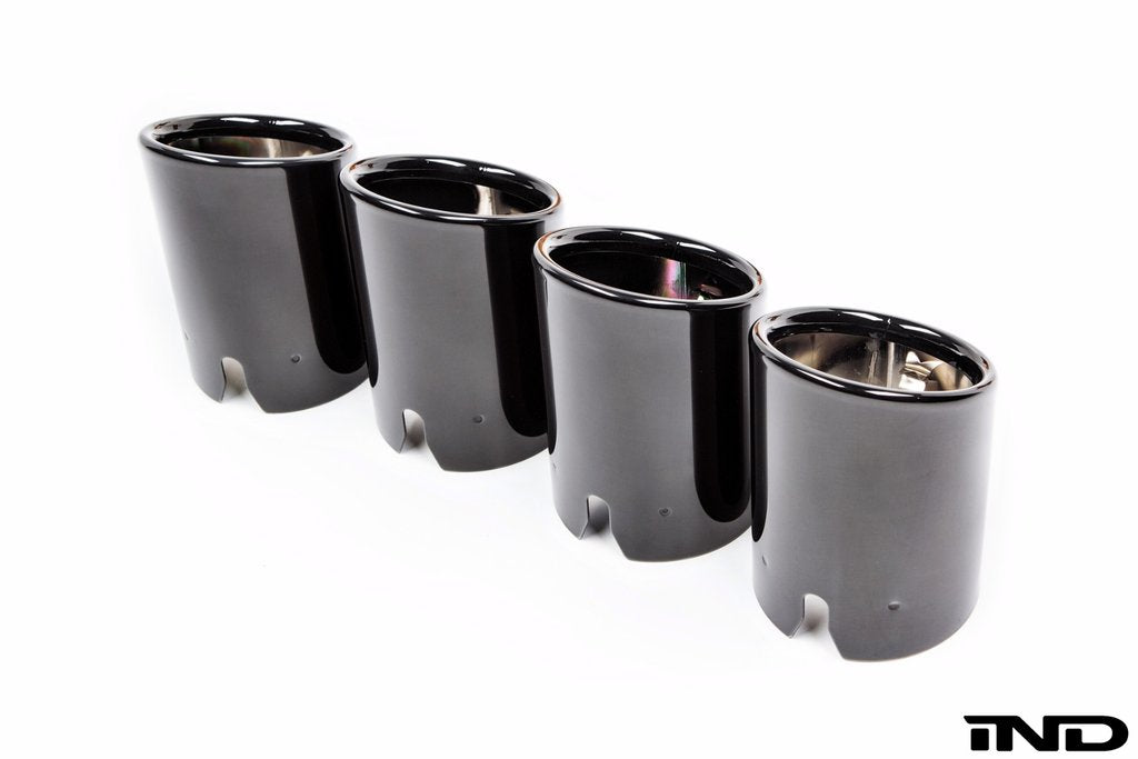 BMW M Performance G20 330i Black Chrome Exhaust Tip Set