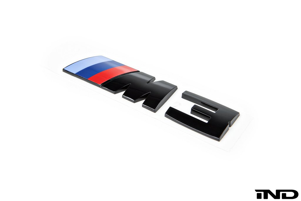 BMW Gloss Black Trunk Emblem - F80 M3 | AutoTecknic USA