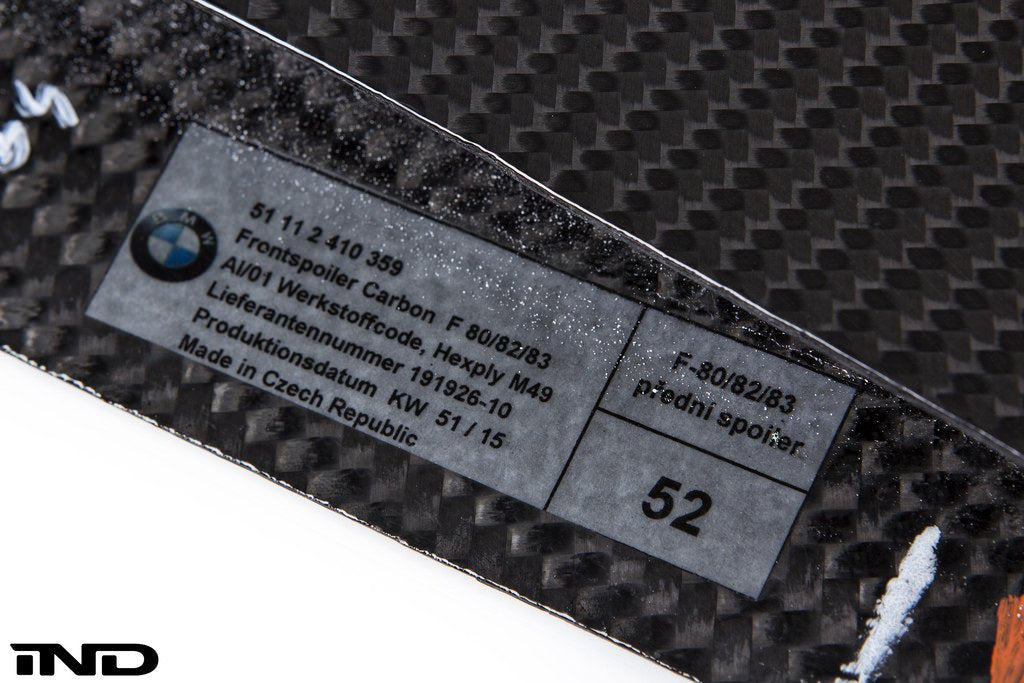 BMW M Performance Carbon Lower Lip - F8X M3 / M4