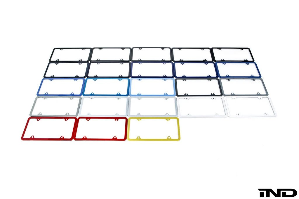 IND Painted License Plate Frame