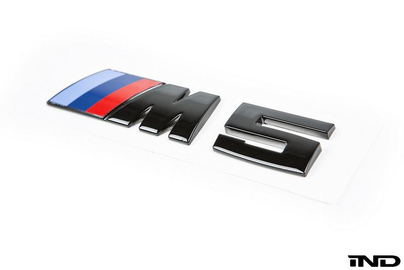 IND Black Chrome Painted Trunk Emblem - F10 M5