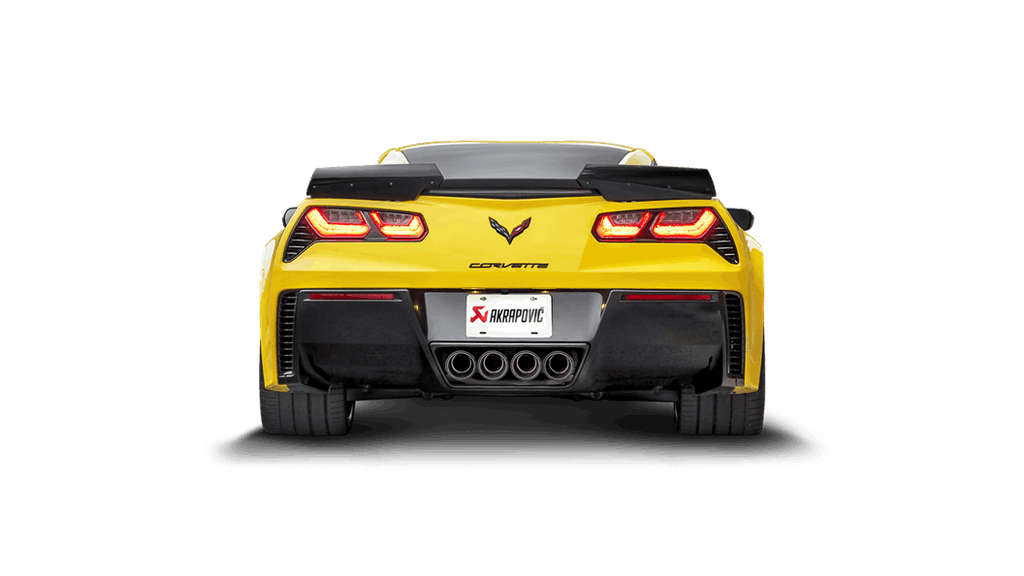 Akrapovic Slip-On Titanium Exhaust System with Carbon Tips - Chevrolet Corvette Z06 C7