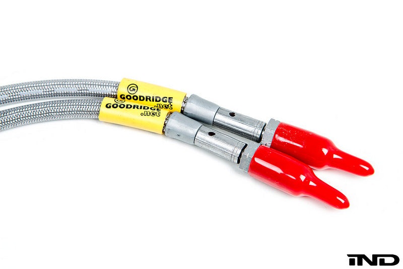 Goodridge Red Stainless Steel Brake Line Set - MINI F55/ F56/ F57 Cooper