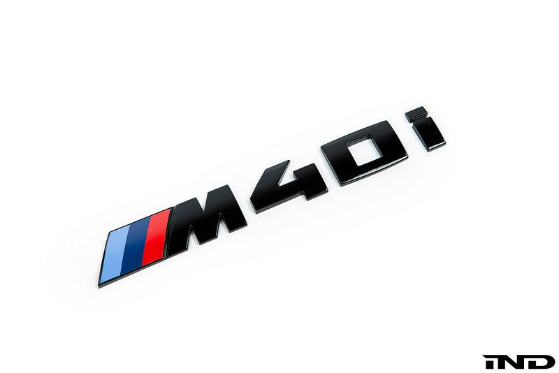 BMW Gloss Black Trunk Emblem - G02 X4 M40i