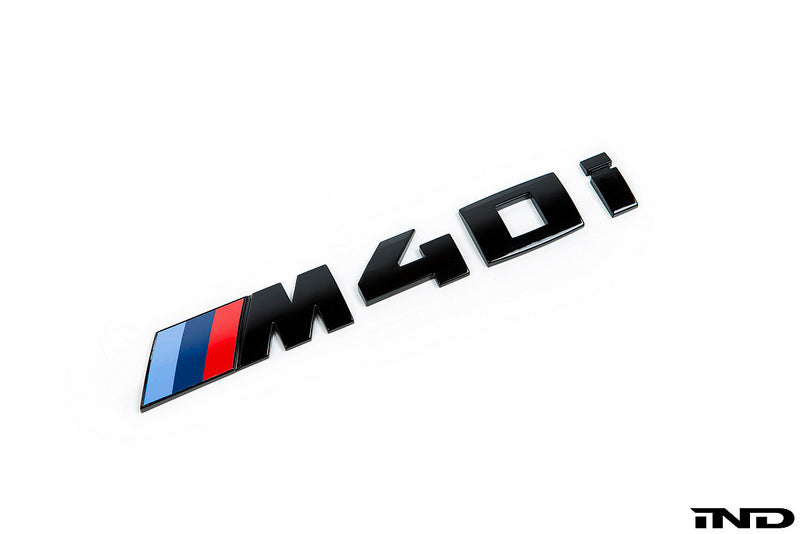 BMW Gloss Black Trunk Emblem - G01 M40i