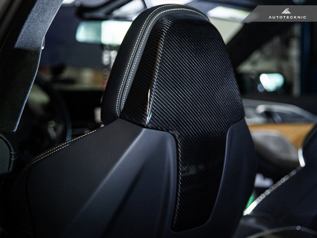 AutoTecknic Dry Carbon Seat Back Cover Set - G42 M240I